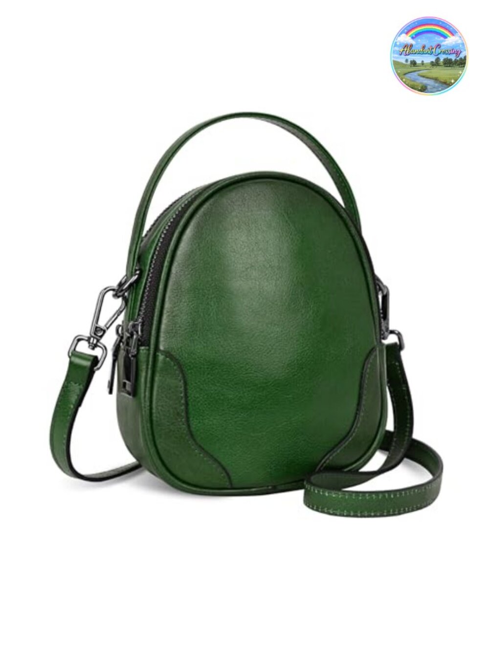 Genuine Leather RFID Crossbody Bag Small Shoulder Purse